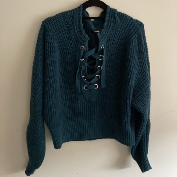 Isabel Marant Laly Lace Up Sweater Knit Jumper - Picture 4 of 11